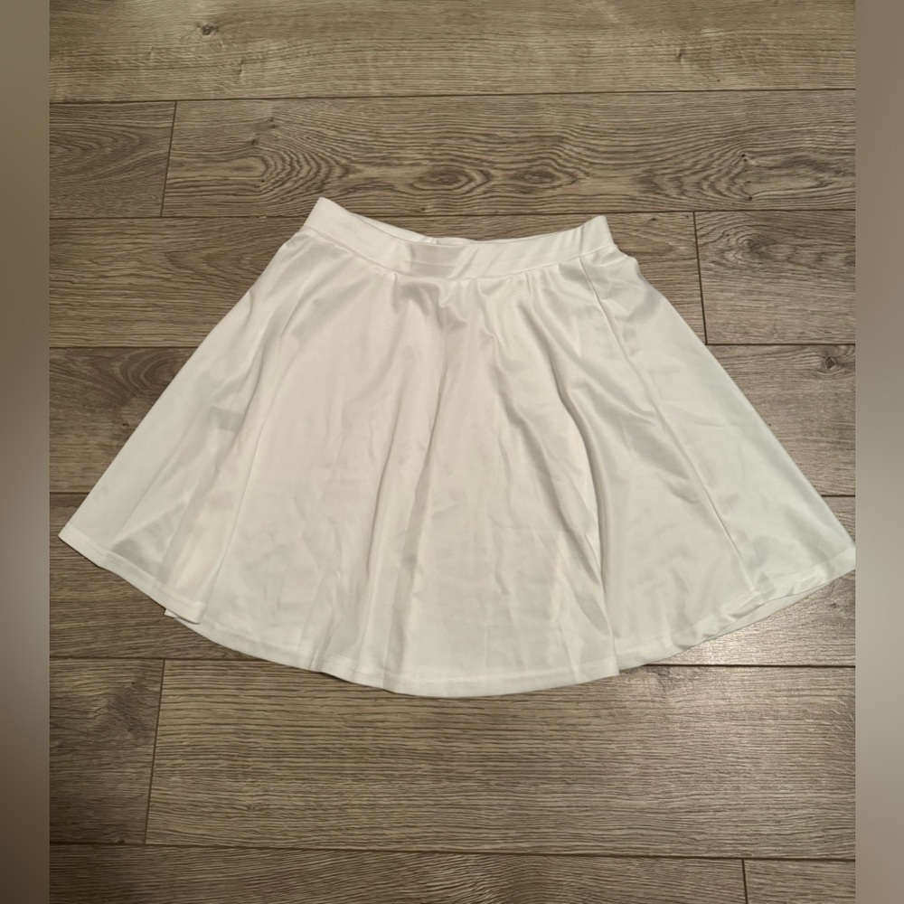 White Skater Skirt